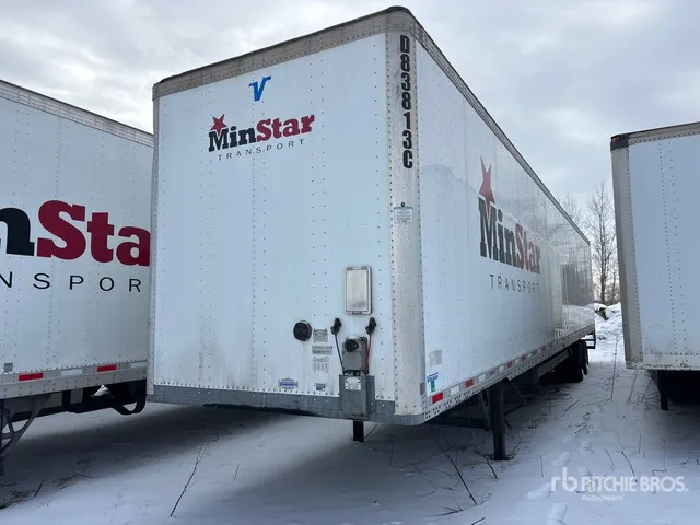 2019 Vanguard 53 ft x 102 in T/A Van Trailer