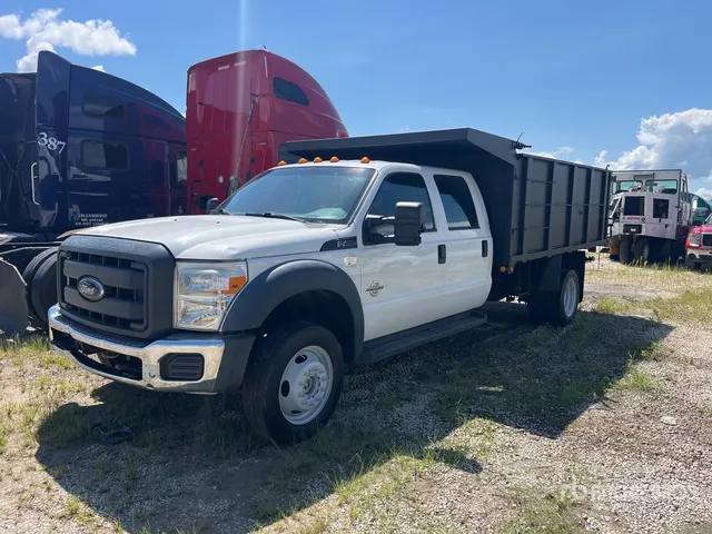 2013 Ford F-450 XL 4x4 Crew Cab Dump Truck (Inoperable)