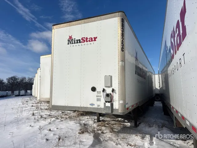 2019 Vanguard 53 ft x 102 in T/A Van Trailer