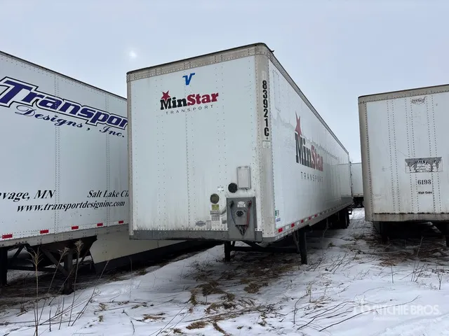 2021 Vanguard 53 ft x 102 in T/A Van Trailer