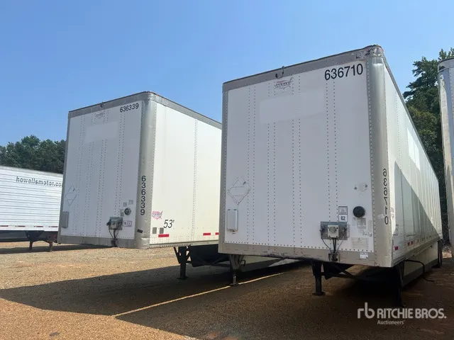 2016 Wabash 53 ft Sliding T/A Van Trailer