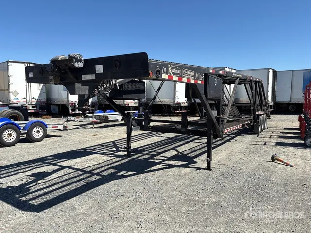 2016 Kaufman Tri/A Open Car Carrier Trailer