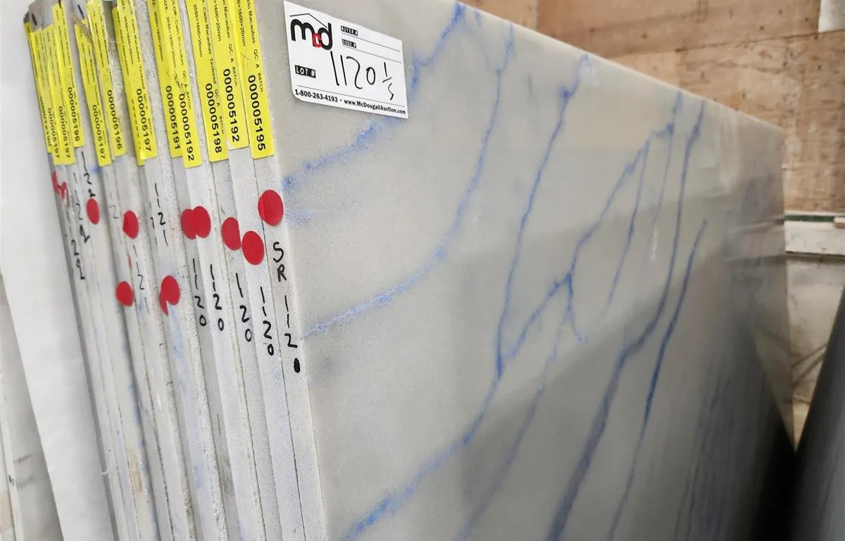 (5) Quartex Cielo Macaubas Quartz Slabs
UNRESERVED