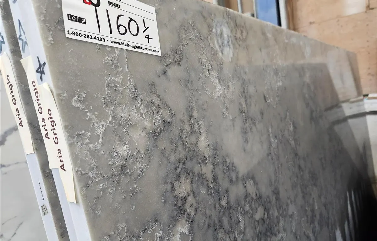(4) Aria Grigio Quartz Slabs
UNRESERVED