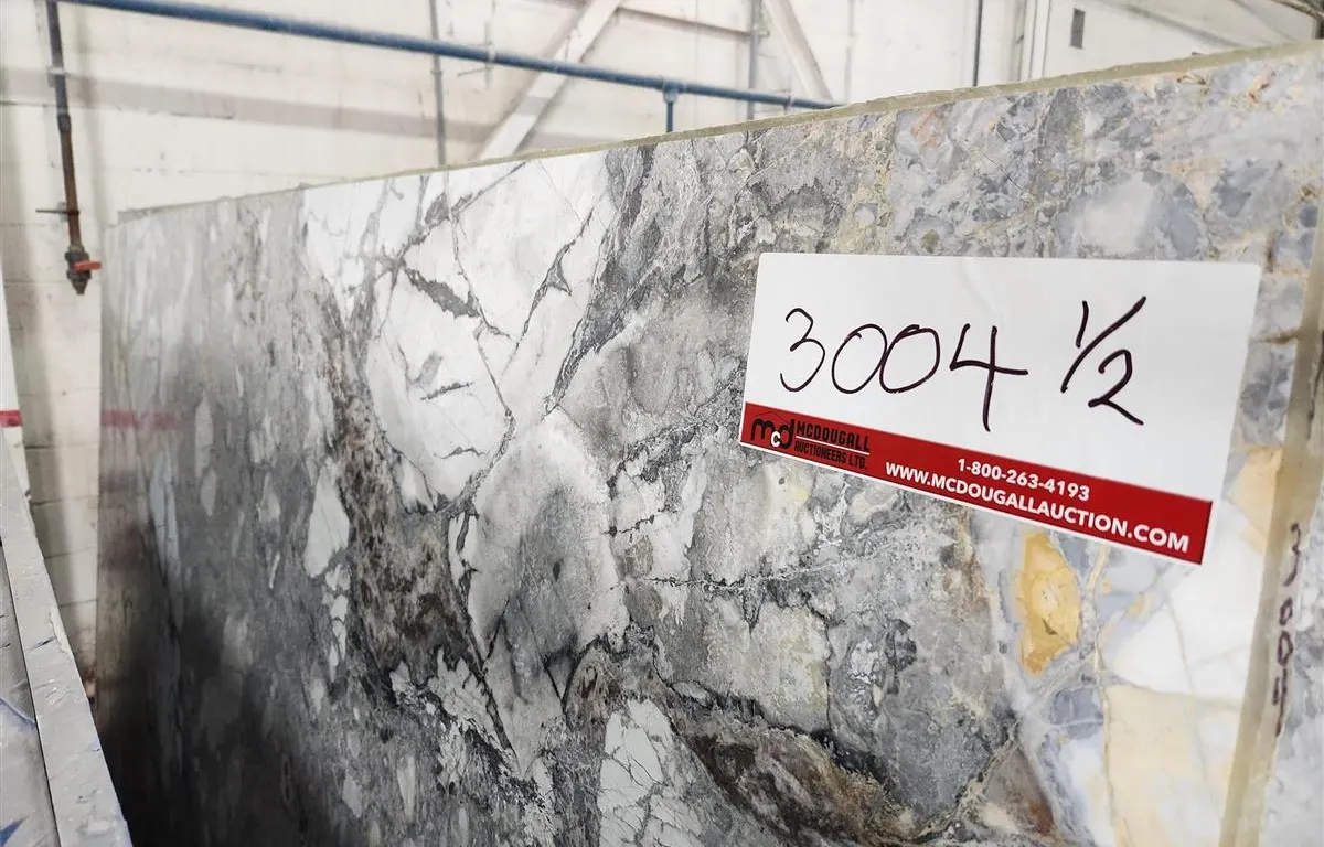 (2) Grey and White Natural Stone Slabs
UNRESERVED