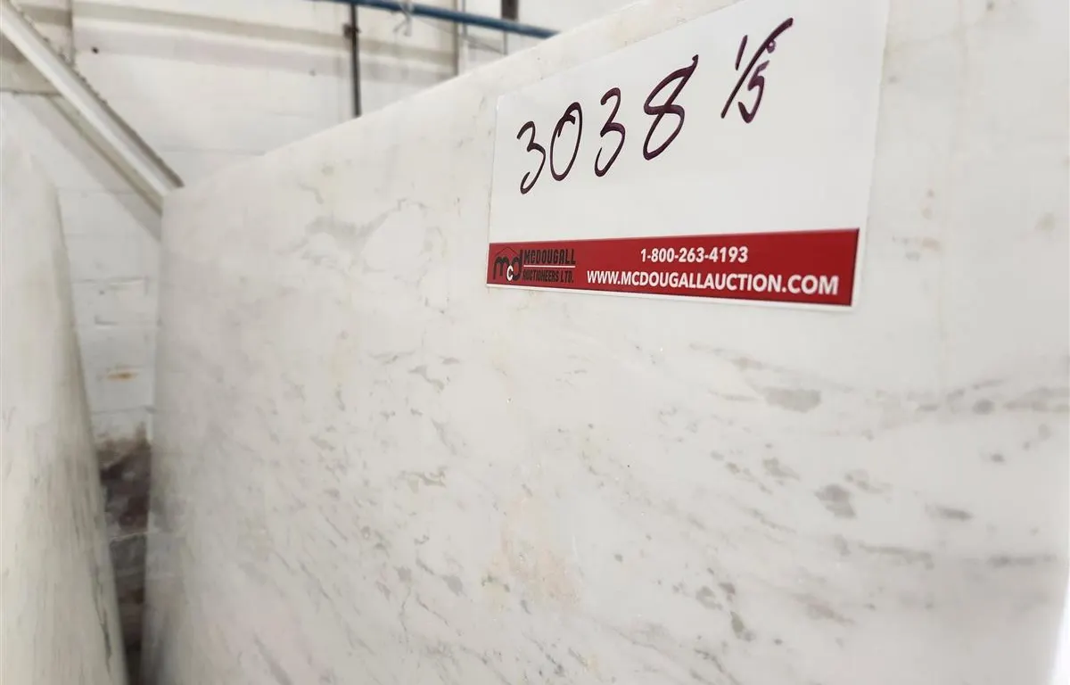(5) White Marble Slabs
UNRESERVED