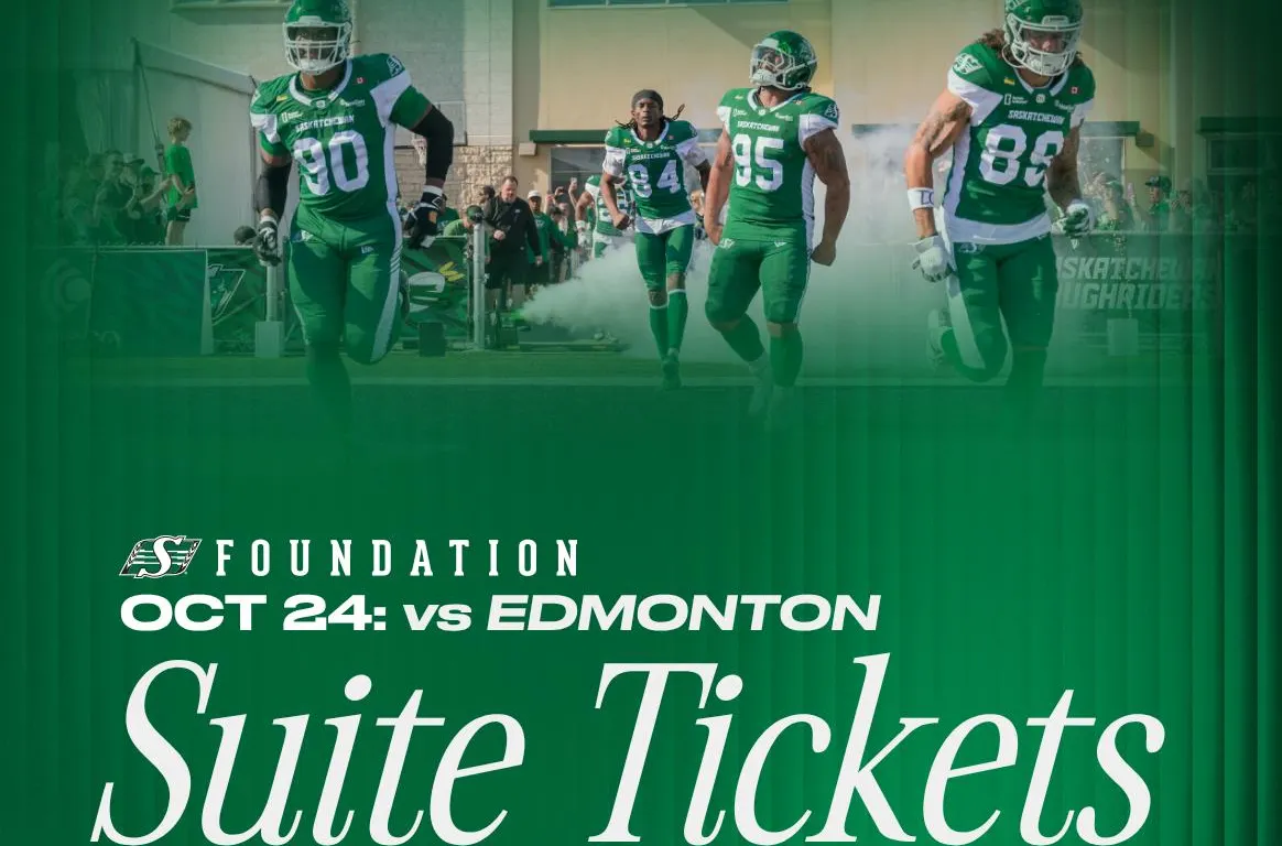 Suite Tickets for October 24th Game vs Edmonton
UNRESERVED