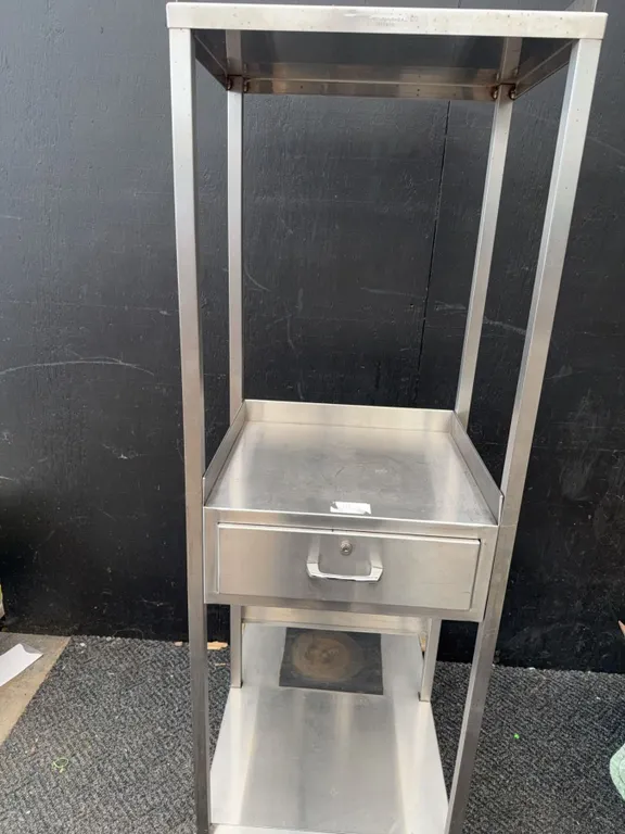 Imperial Surgical Co. Stainless Steel Medical Stand with Drawer