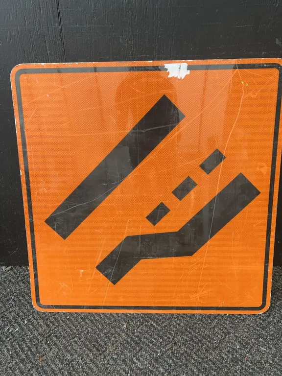 Orange Road Work Sign - Loose Gravel Warning, ATS Traffic