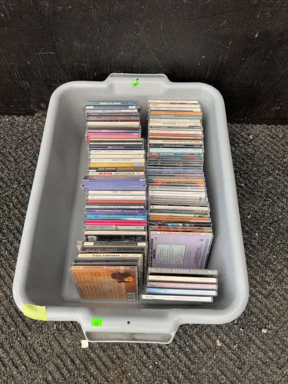 Country and Pop Music CDs in Tote