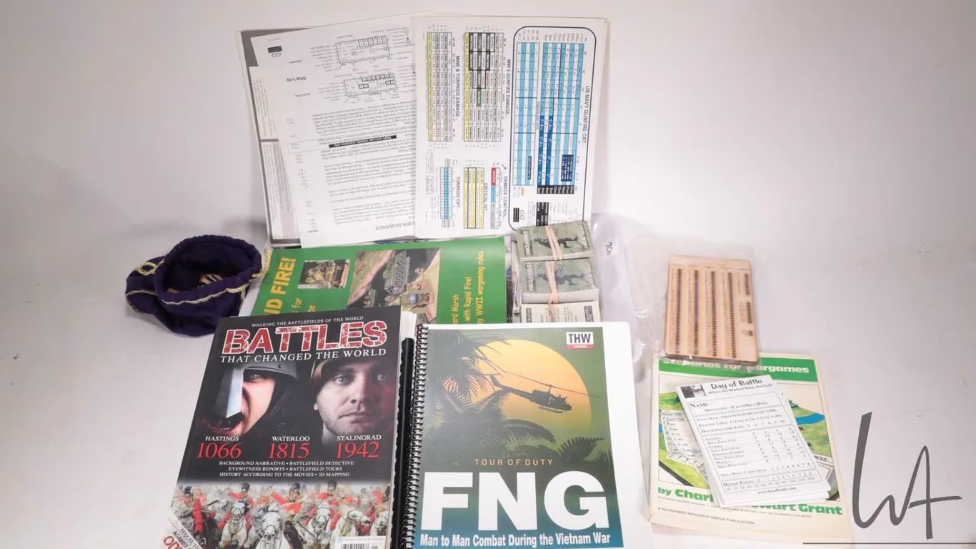 Selection of Forge on Force-Ambush Valley gaming cards, plus a selection of books and manuals includ