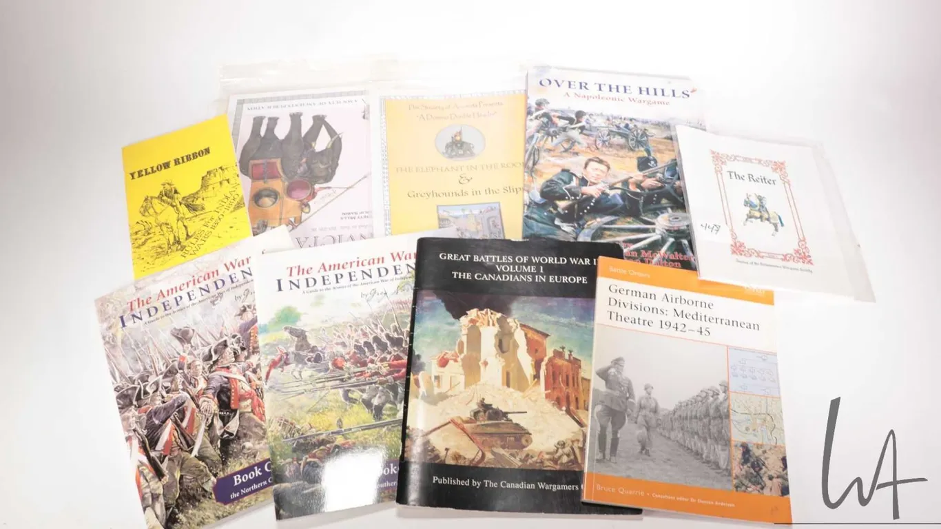 Selection of wargaming books