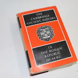 Hardcover, "The Cambridge Ancient History IX The Roman Republic 133-44 B.C"