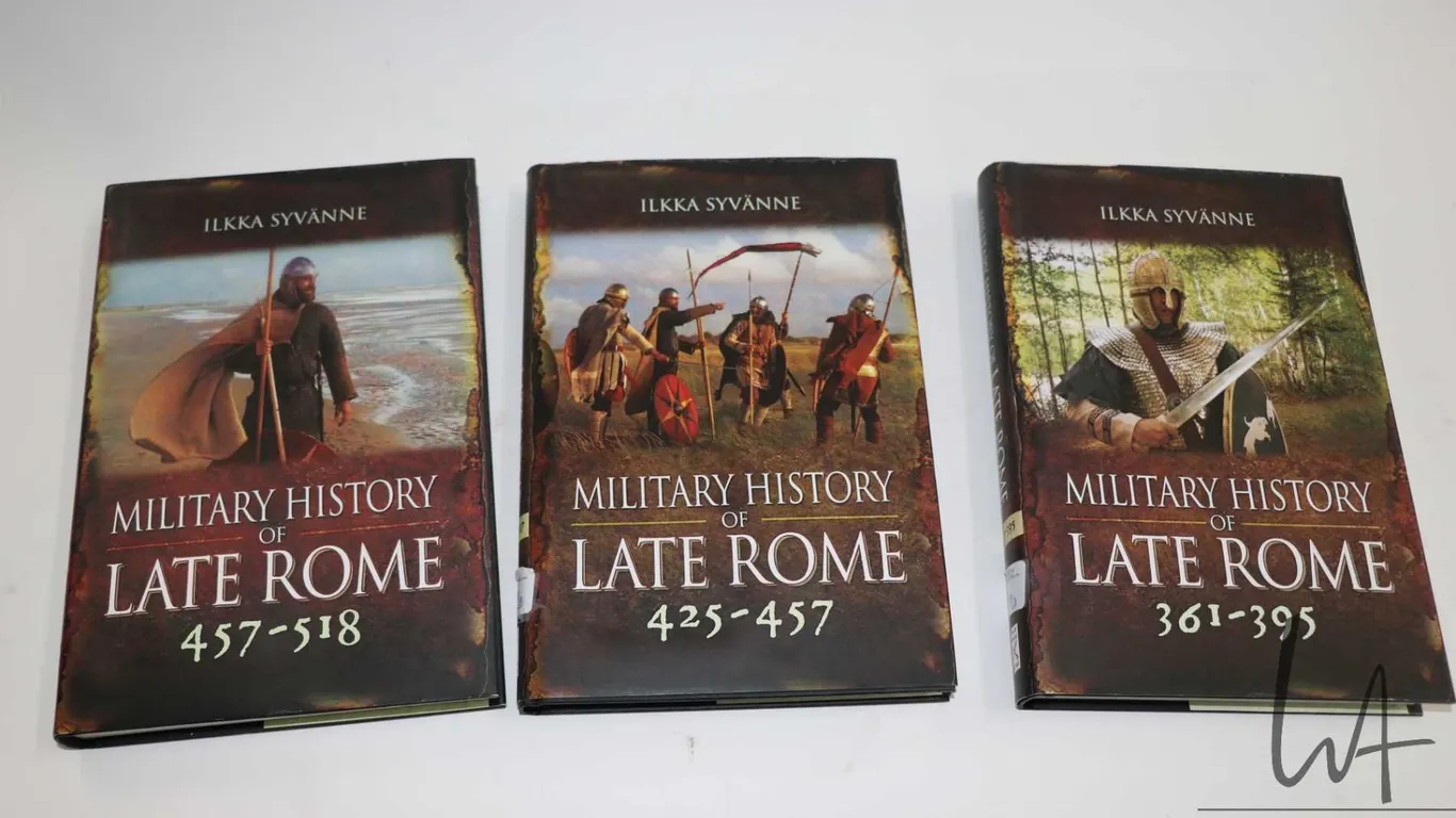 Three volume hardcover book set " Military History of Late Rome" by Illka Syvanne