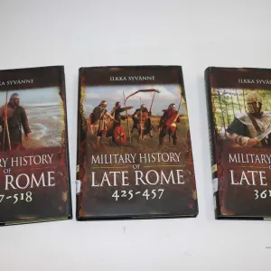 Three volume hardcover book set " Military History of Late Rome" by Illka Syvanne
