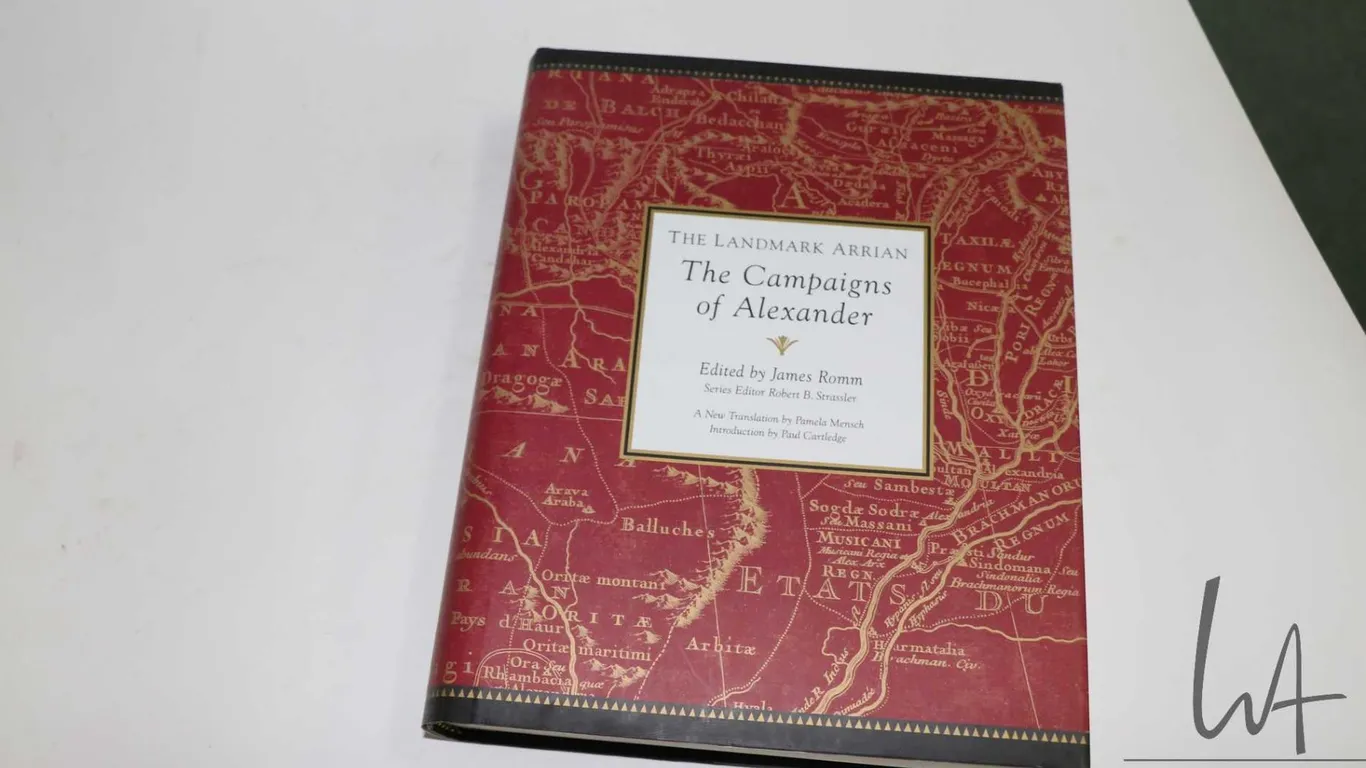Hardcover, "The Landmark Arrian: The Campaigns of Alexander" by Robert B. Strassler
