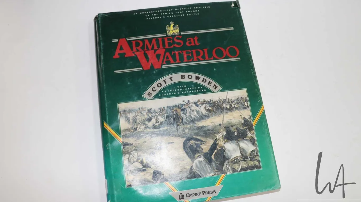 Hardcover, "Armies at Waterloo" by Scott Bowden