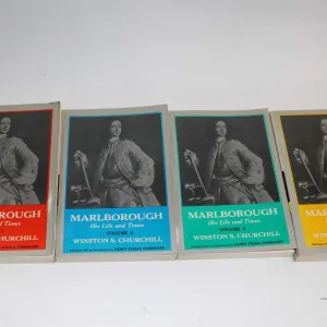 Four volume soft cover set "Marlborough" by Winston Churchill