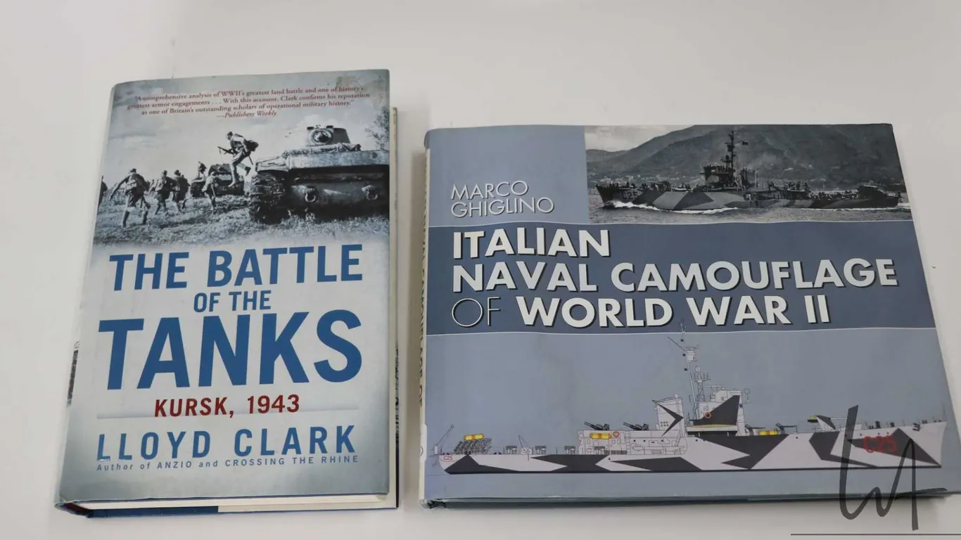 Two hardcover books including " Armored Bears: Volume One : The German 3rd Panzer Division in World