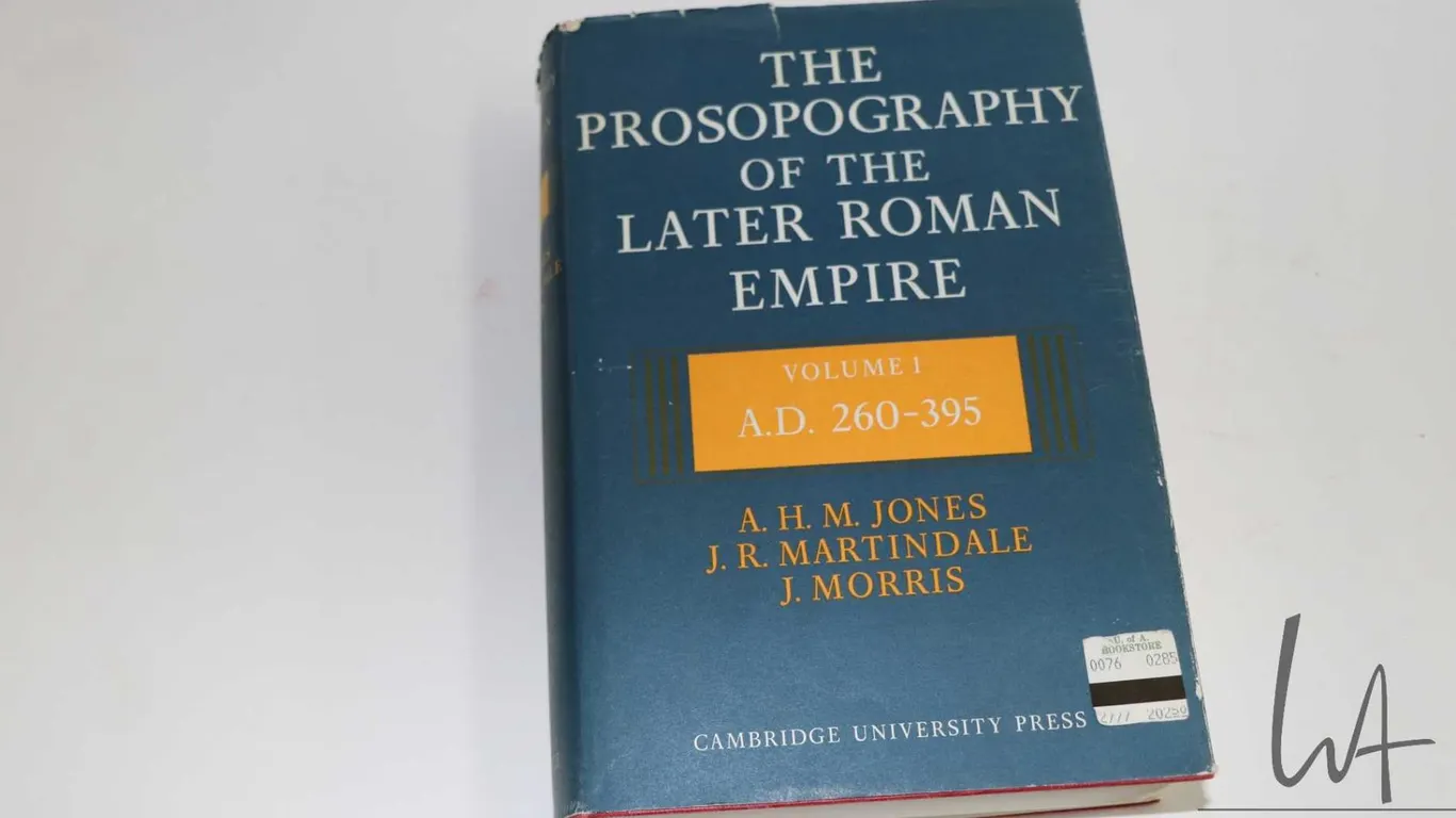 Hardcover "The Prospography of the Later Roman Empire: Vol. I A.D 260-395" by A.H. M. Jones, J.R. Ma