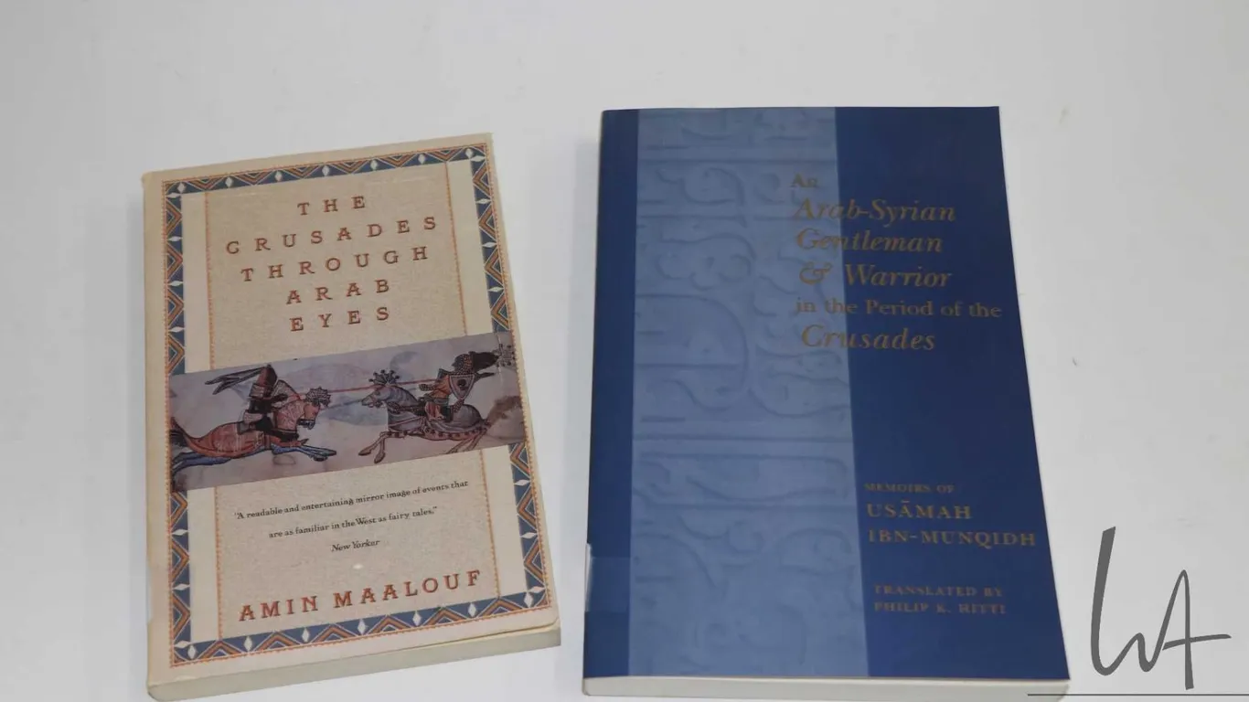 Two softcover books including " An Arab-Syrian Gentleman & Warrior in the Period of the Crusades: Me