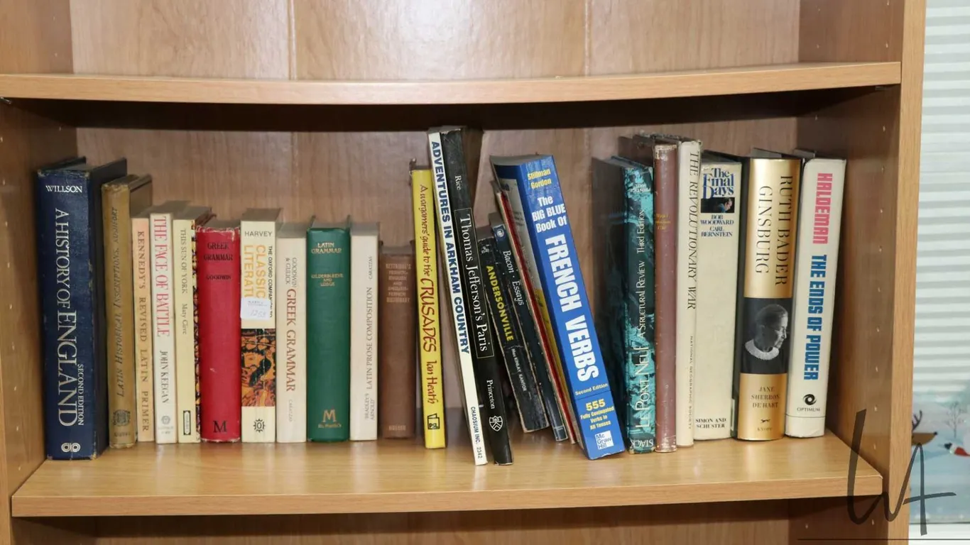 Large selection of history and language books etc.