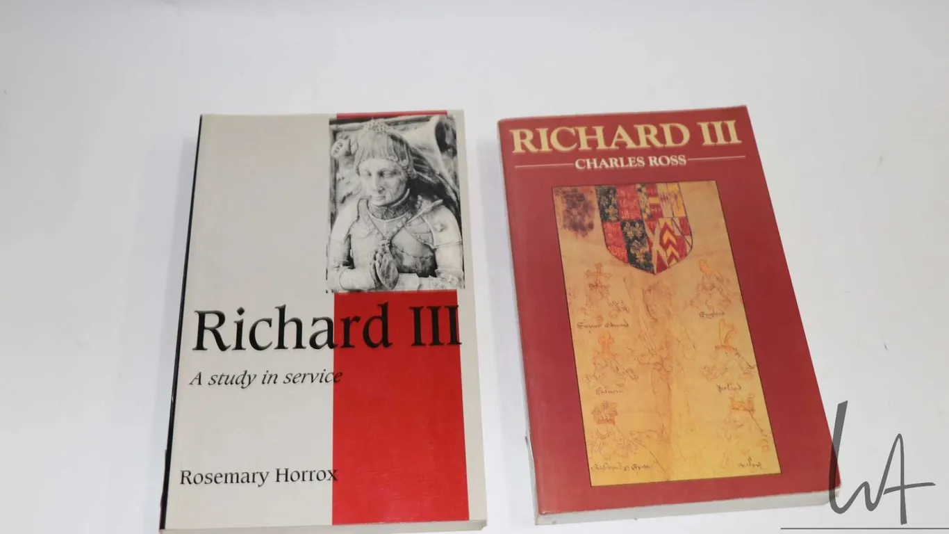 Two softcover books including "Richard III" by Charles Ross and " Richard III" by Rosemary Horrox
