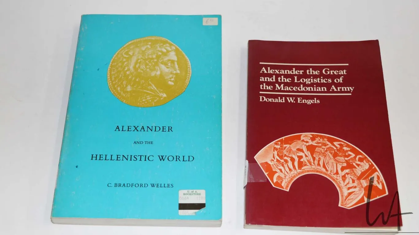2 soft cover volumes "Alexander the Great and the Logistics of the Macedonian Army" by Donald W. Eng