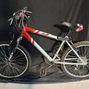 SUPERCYCLE XTI 18 SILVER/RED 18-SPEED MOUNTAIN BICYCLE