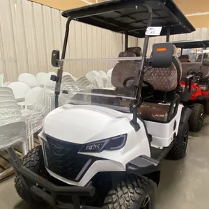 GC22S 4-SEAT ELECTRIC GOLF CART *WHITE* 43KM TOP SPEED, REAR WHEEL DRIVE, 9" MULTIMEDIA SYSTEM,
