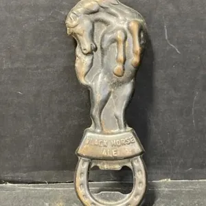 Metal Black Horse Ale Bottle Opener