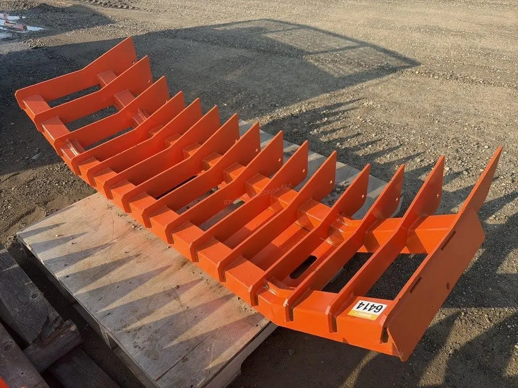 2026 Unused Pabreak Skid Steer Root Rake - 5 Ft