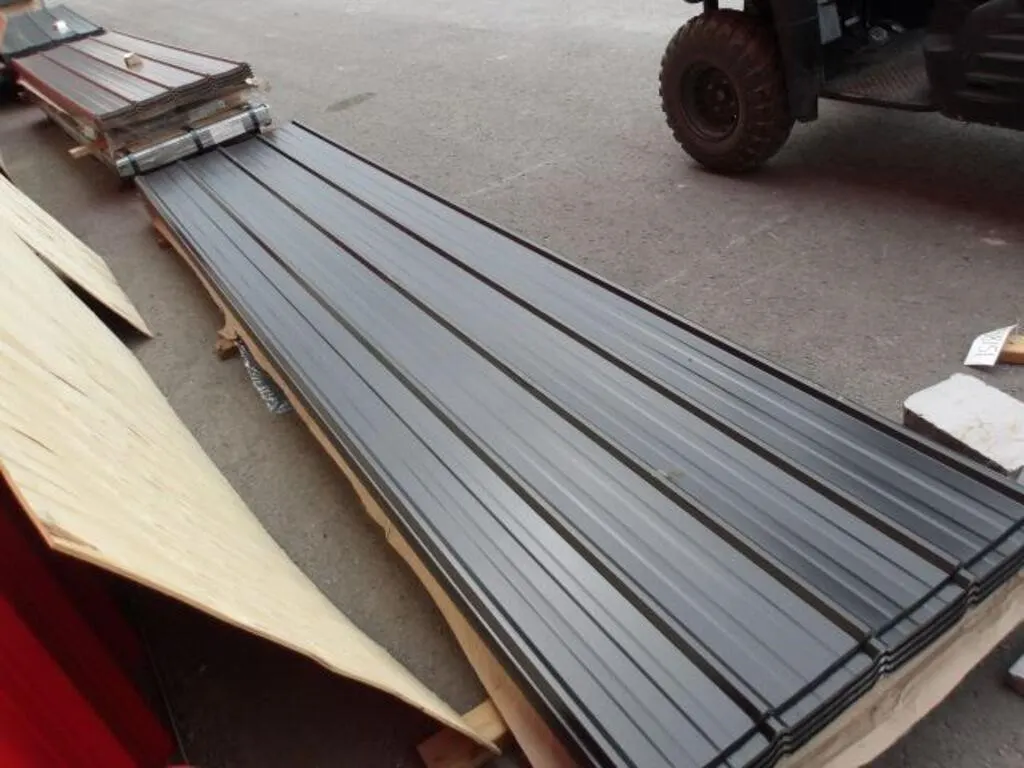 UNUSED Qty Of (20) 3 Ft x 12 Ft Black Steel Sheets