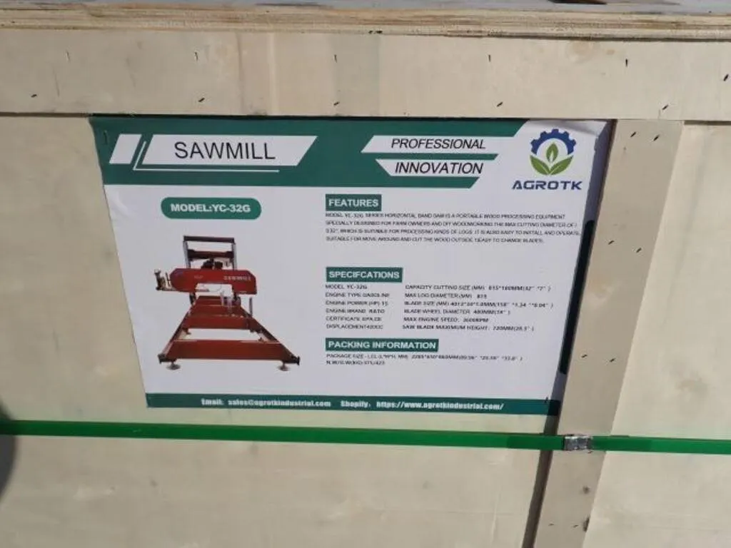 UNUSED 2026 AGT YC-32G Portable Sawmill