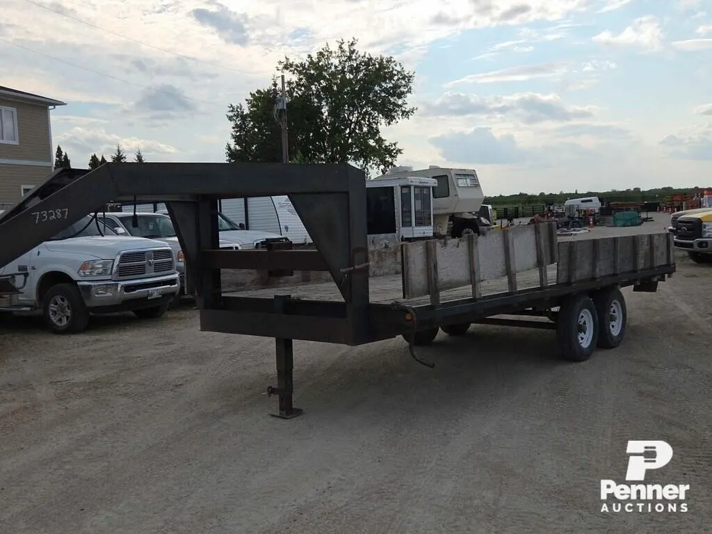 Homemade Flatdeck Trailer T/A