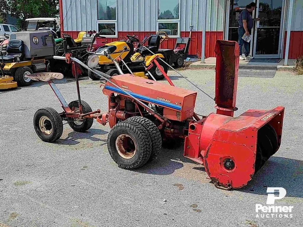 Gravely 5665 Walk Behind Tractor w/ Snowblower