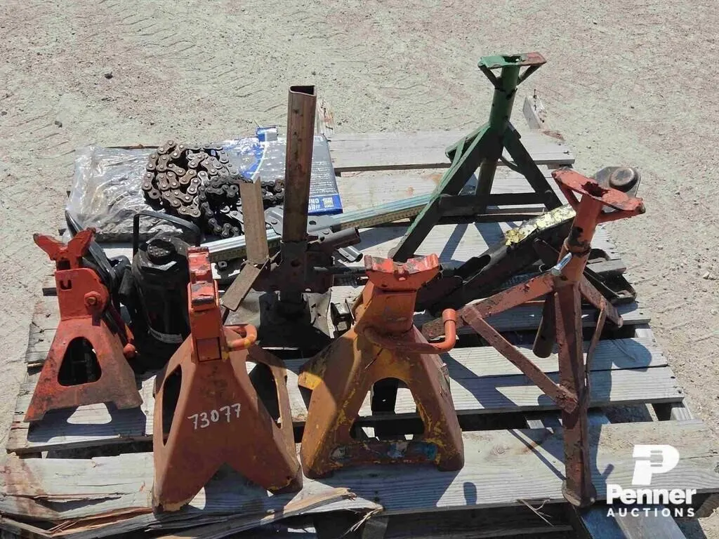 Heavy Chains, Bottle Jack, Jack Stands