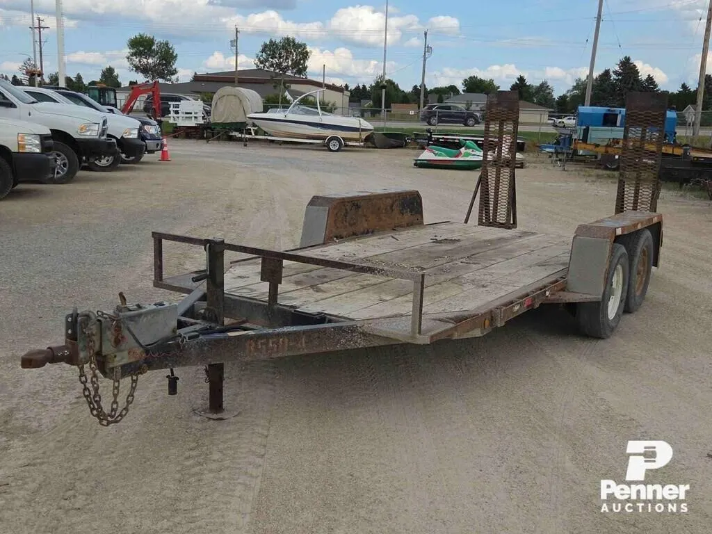 *2009 Norberts 16ft Flat Deck Trailer T/A