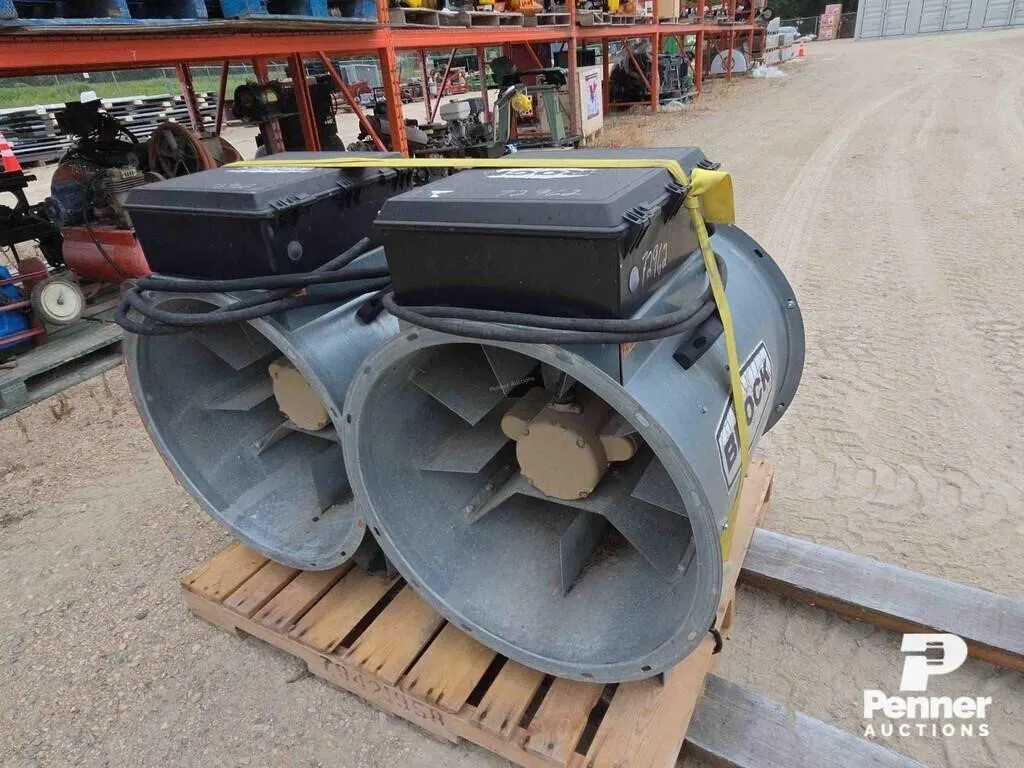 (2) Brock Aeration Fans 24" Transition, 3 HP