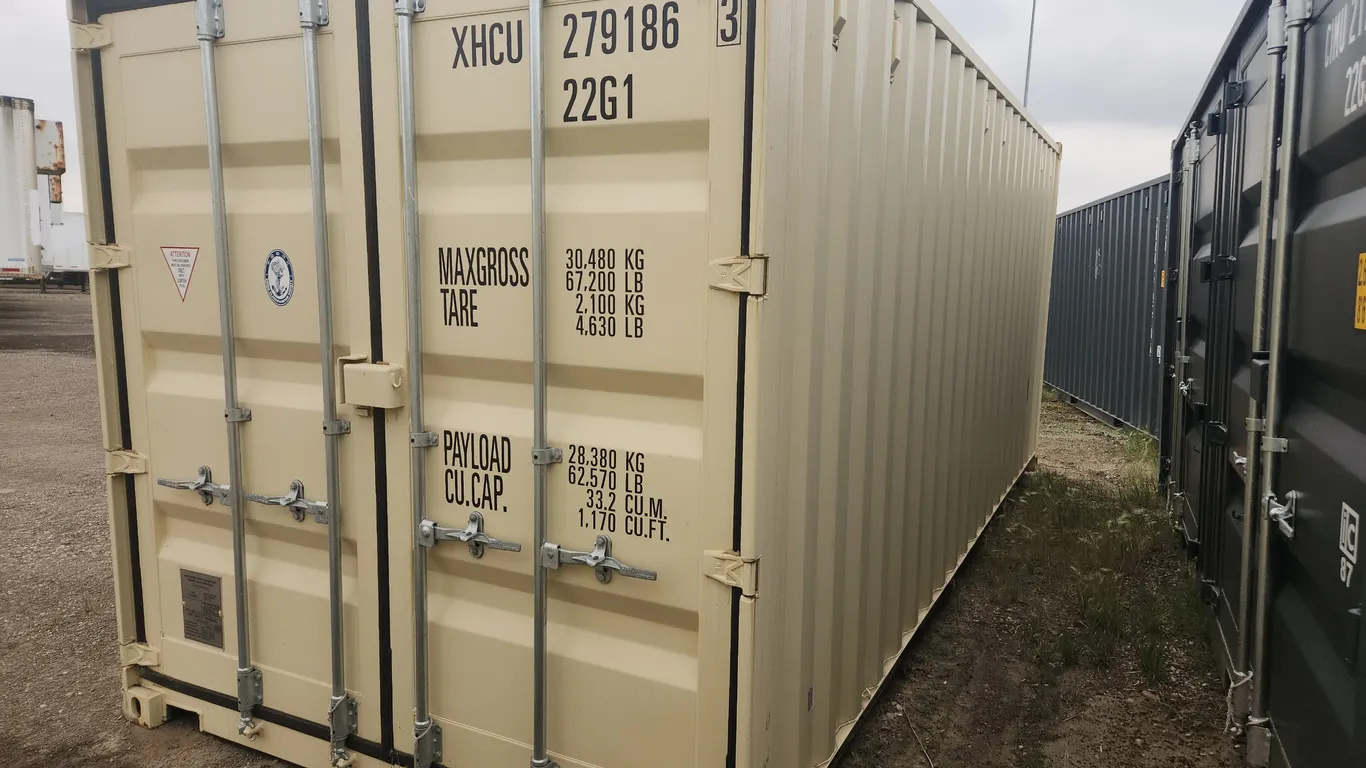 20' 1 Door Single Use Sea Container