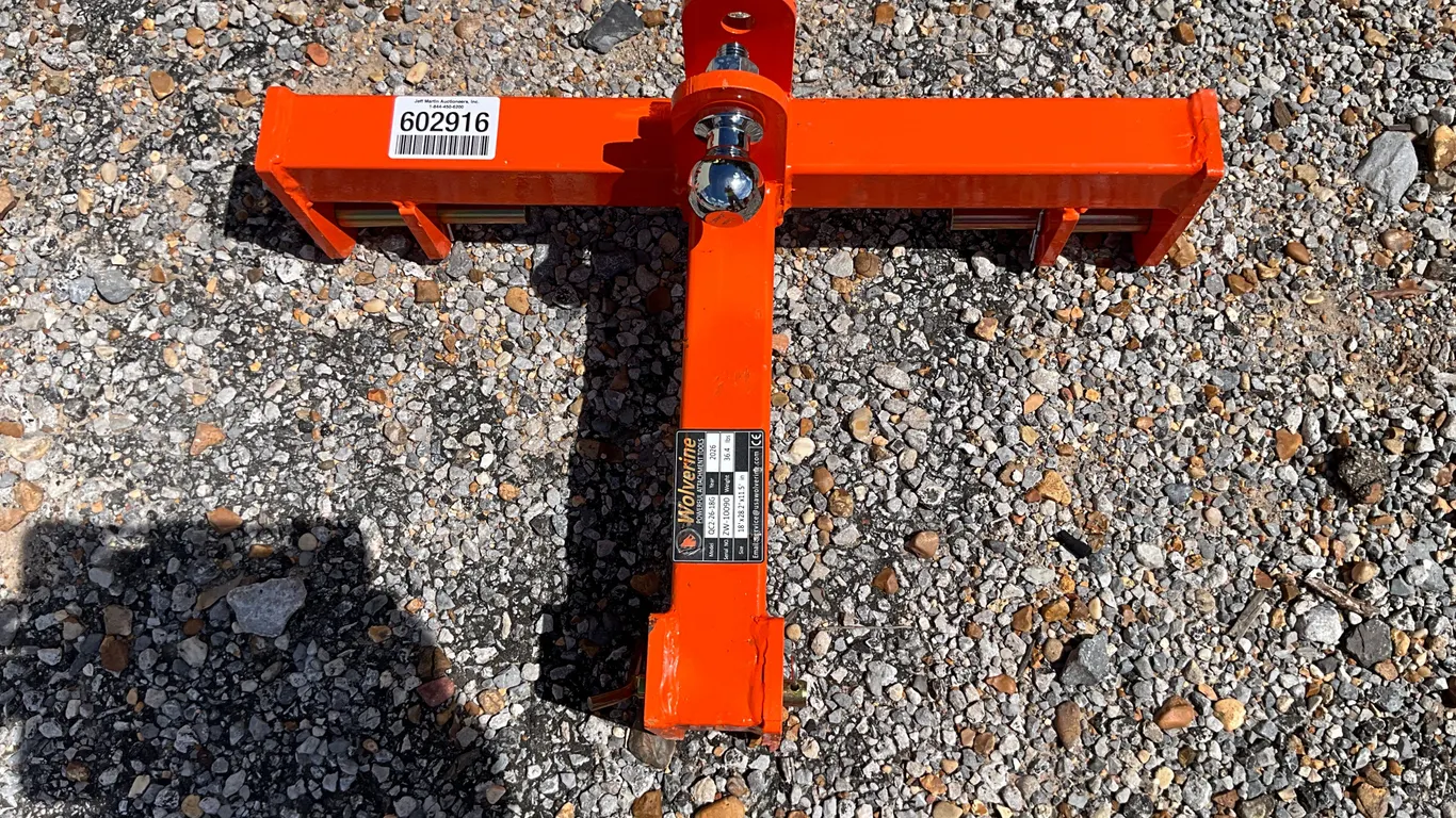 UNUSED 2026 WOLVERINE QC2-26-18G 3 PT HITCH WITH BALL