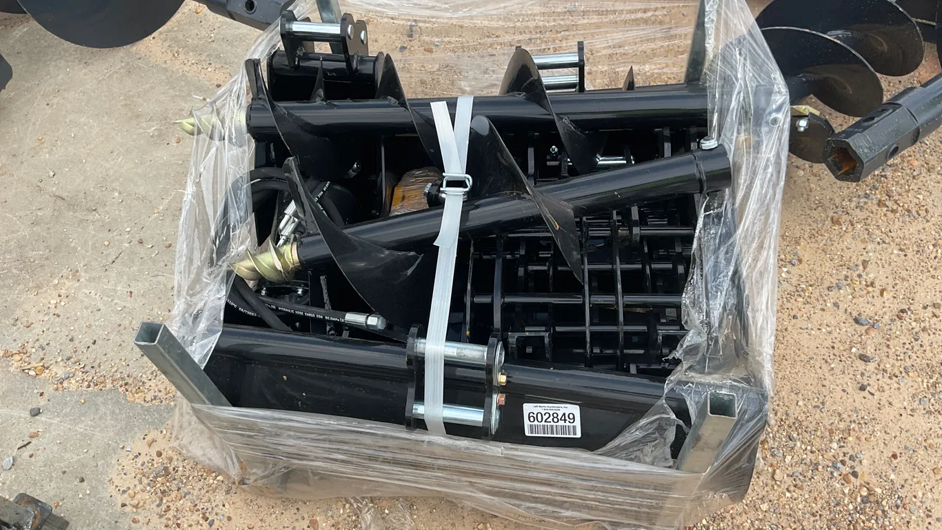 UNUSED ATTACHMENT SET TO FIT MINI EXCAVATOR