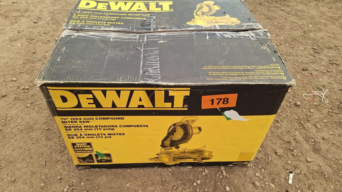 New Dewalt 10" compound saw