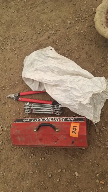 Miscellaneous lot of tool box sniper and more