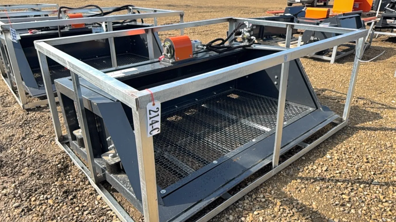 NEW/UNUSED WOLVERINE SB-12-72W SKID STEER SCREENING BUCKET - s/n ZW-00212