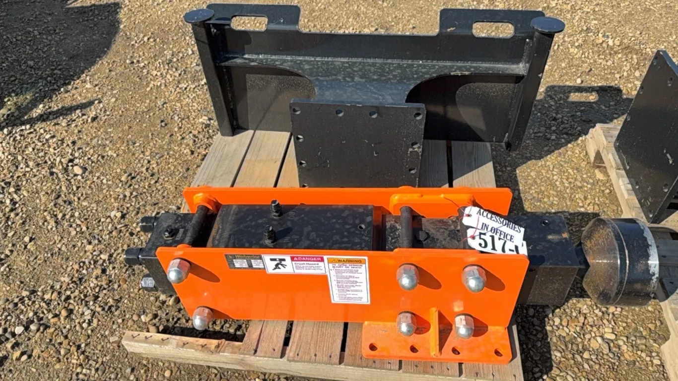 NEW/UNUSED WOLVERINE PD-12-08D SKID STEER POST DRIVER - s/n ZW-01809 - ACCESSORIES IN OFFICE