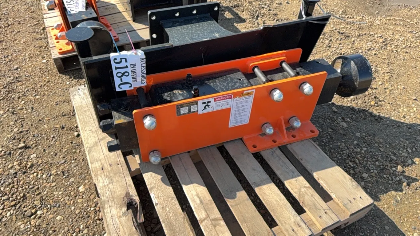 NEW/UNUSED WOLVERINE PD-12-08D SKID STEER POST DRIVER - s/n ZW-01802 - ACCESSORIES IN OFFICE