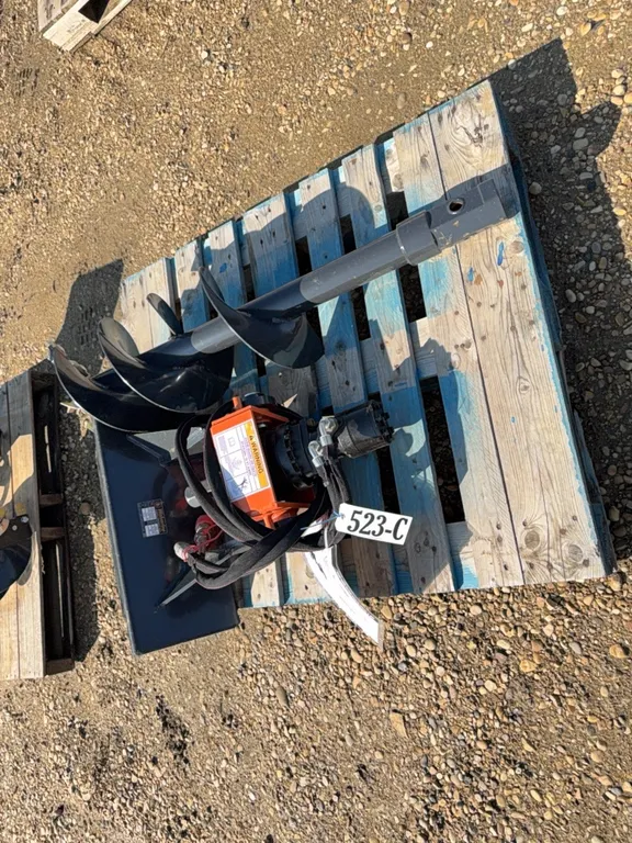 NEW/UNUSED WOLVERINE MAD-12-12D MINI SKID STEER AUGER DRIVE & BIT - s/n ZW-00458