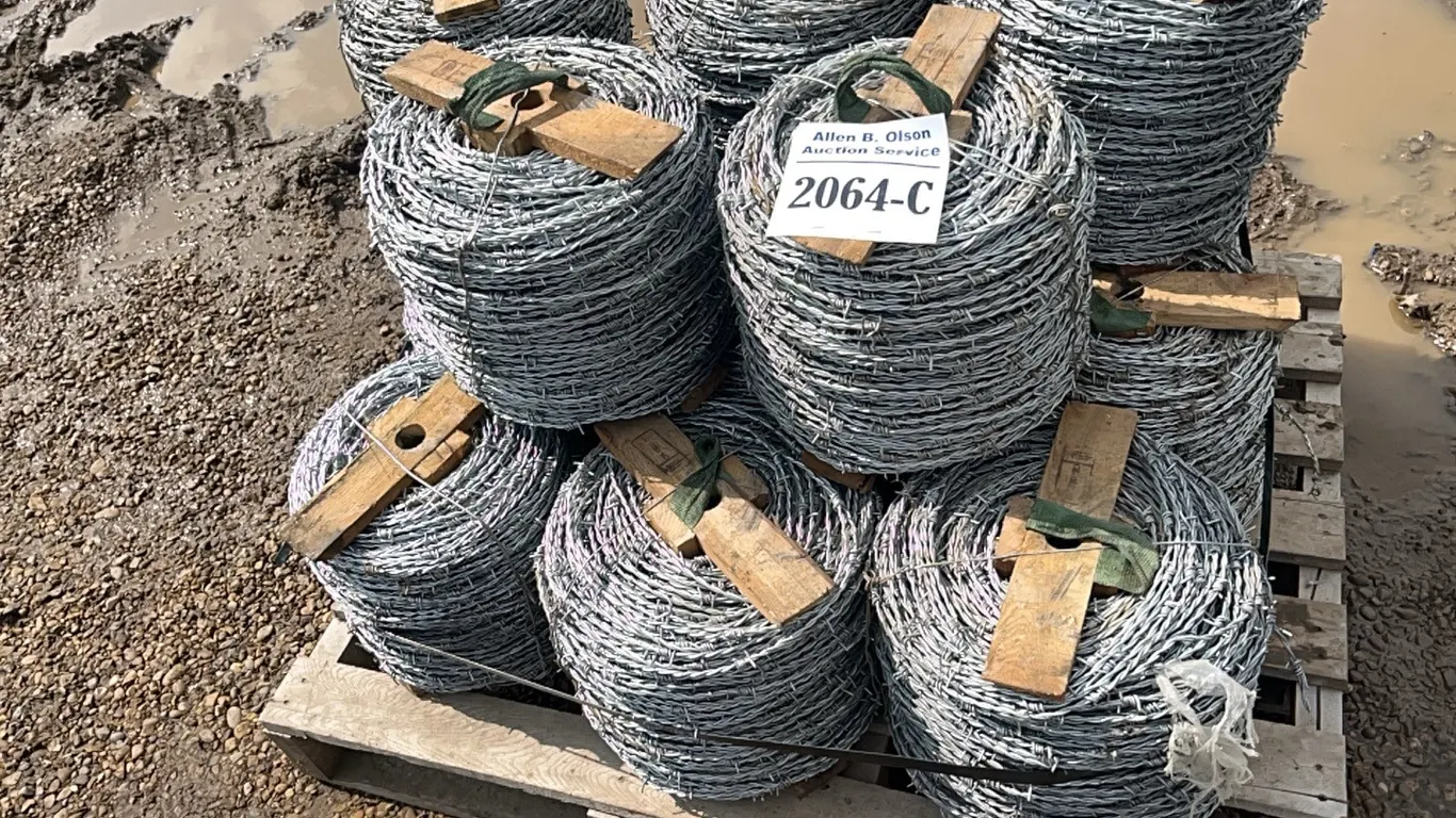 14 - NEW/UNUSED ROLLS OF BARBED WIRE - SOLD PER ROLL