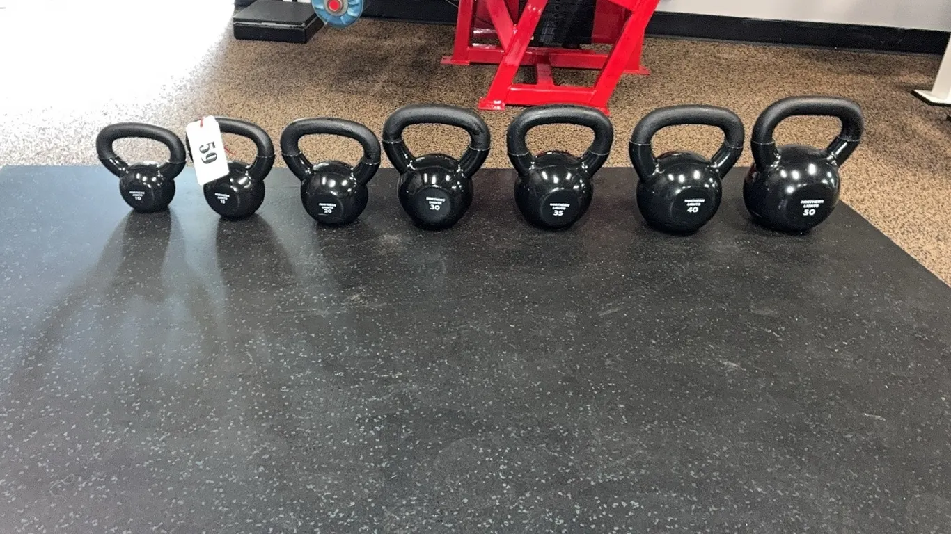 NORTHERN LIGHTS NEOPRENE KETTLEBELL SET (10 - 50 LB)